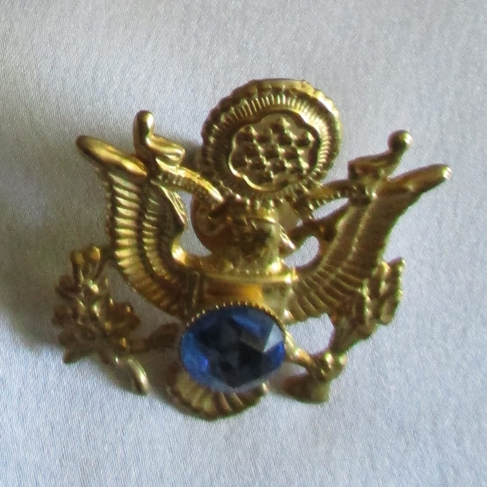 STEPHEN ADRIAN CRESCENT GOLD BROOCH - NWT